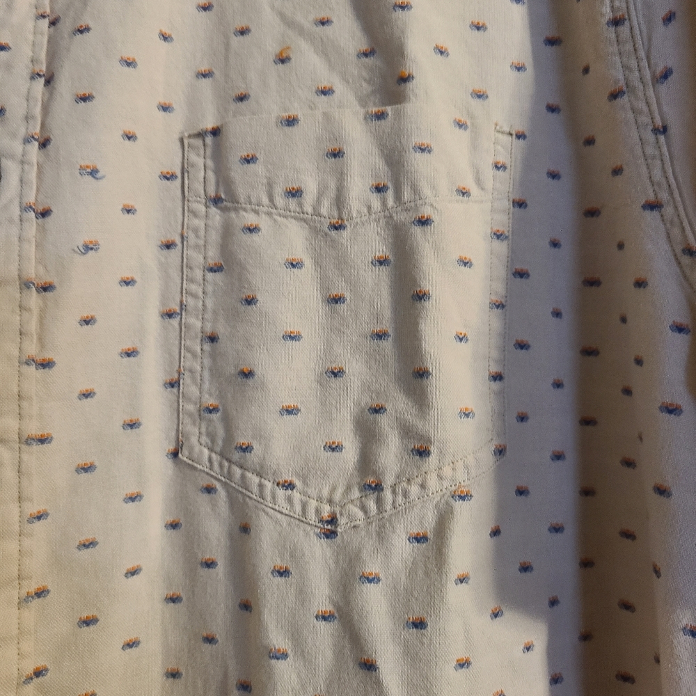 Nautica size XL tan dress shirt 👔 - Picture 2 of 11